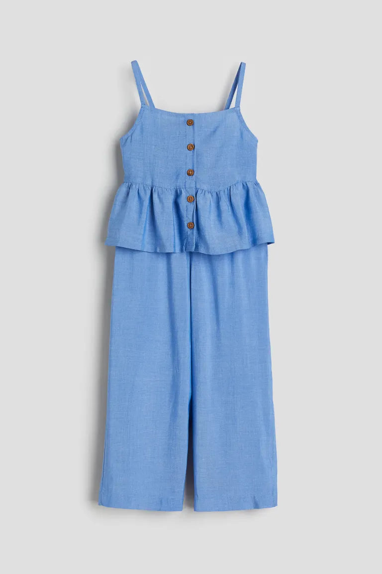 Set 2 piezas azul niña H&M pantalon camisa