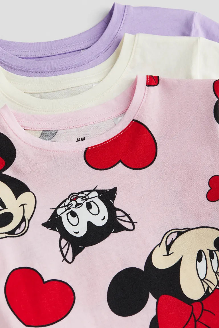 Set 3 camisas minnie Disney H&M niña