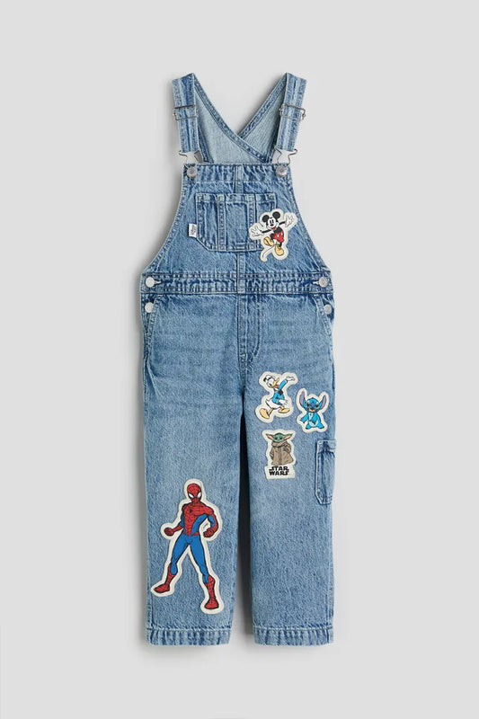 Overall jeans niño Disney H&M spiderman mickey starwars stitch