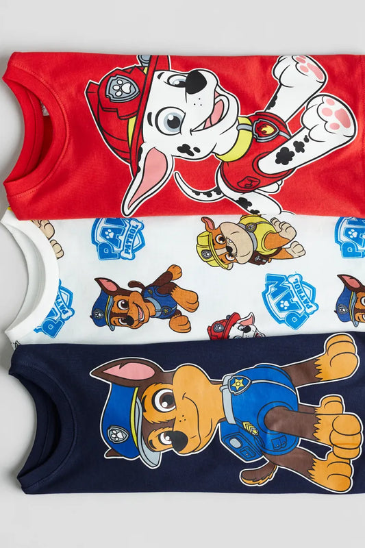 Set 3 Camisas H&M Paw Patrol niño