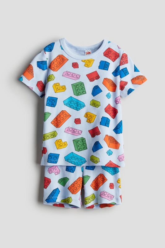 Set 2 piezas pijama legos H&M Niño