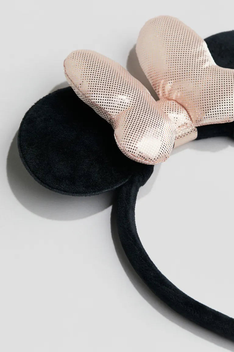 Diadema minnie chongo rosada accesorio H&M niña