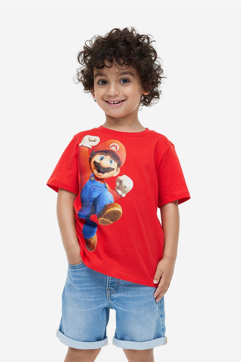 Set 3 Camisas H&M Mario Bross niño