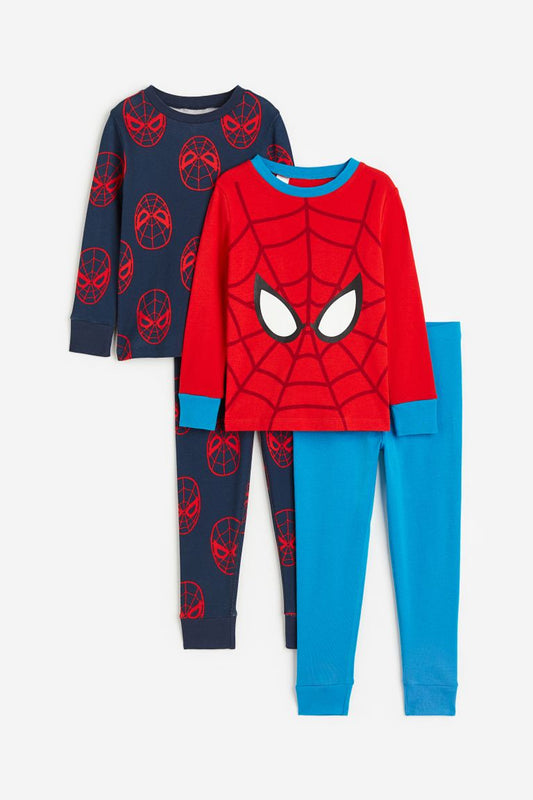 Set 4 piezas niño H&M spiderman marvel