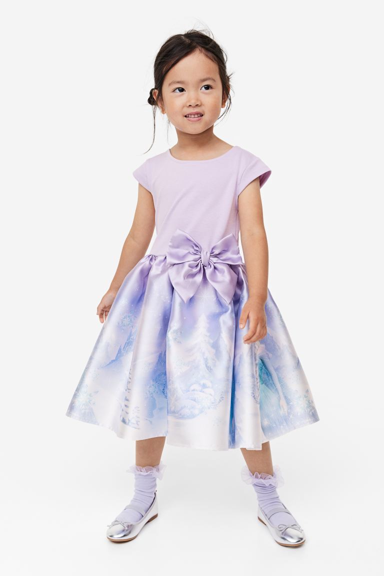 Vestido frozen H&M niña disney vueludo