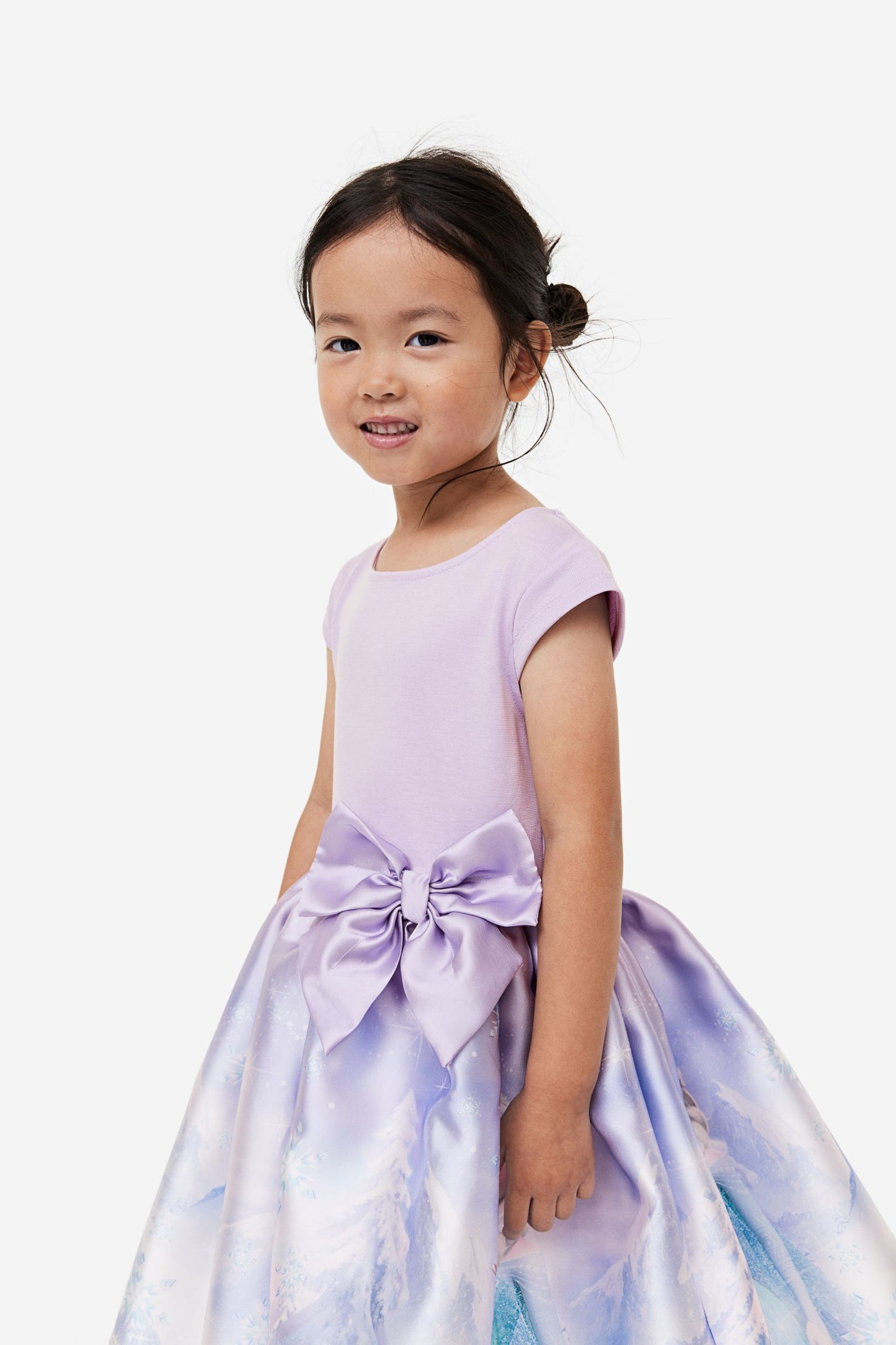 Vestido frozen H&M niña disney vueludo