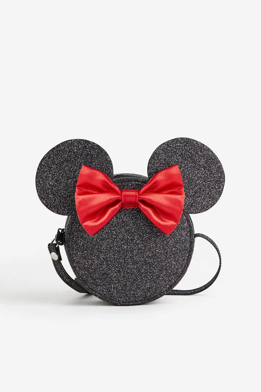 Cartera negra minnie H&M niña