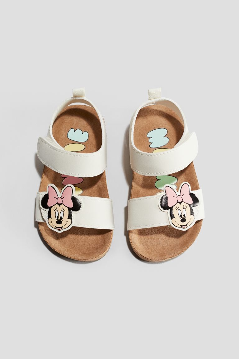 Sandalias blancas minnie H&M bebe niña