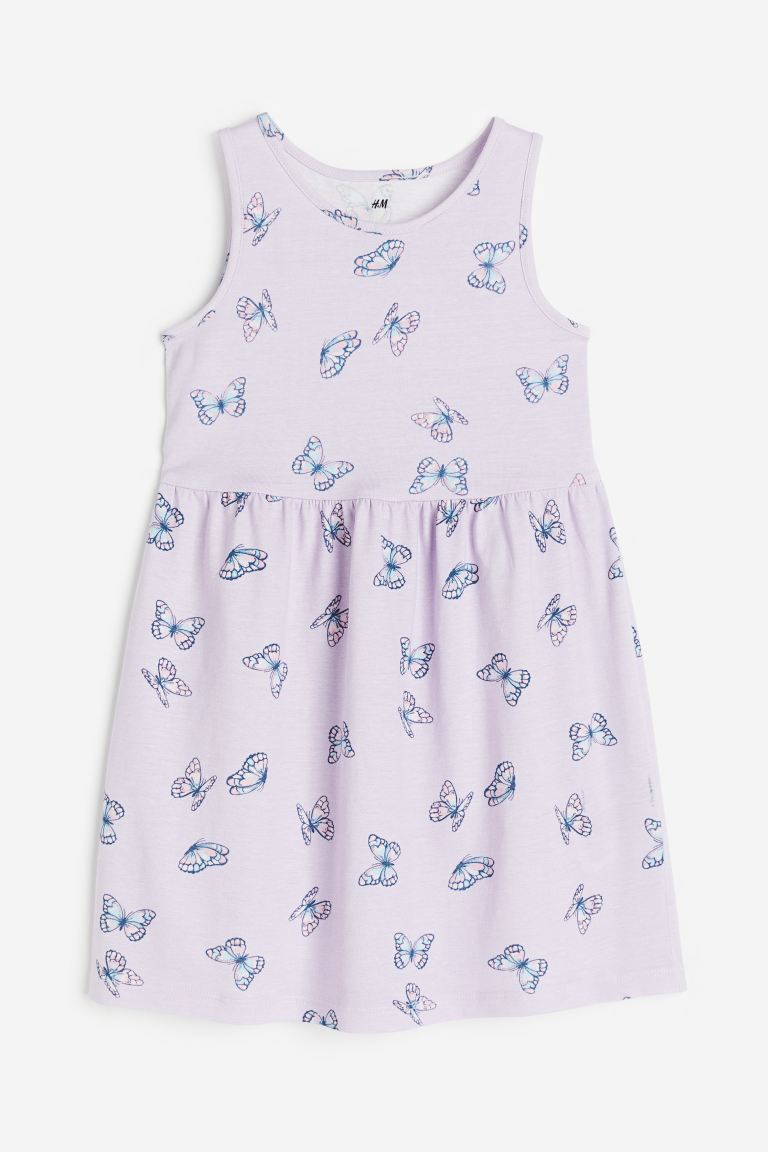 Vestido morado mariposas H&M niña