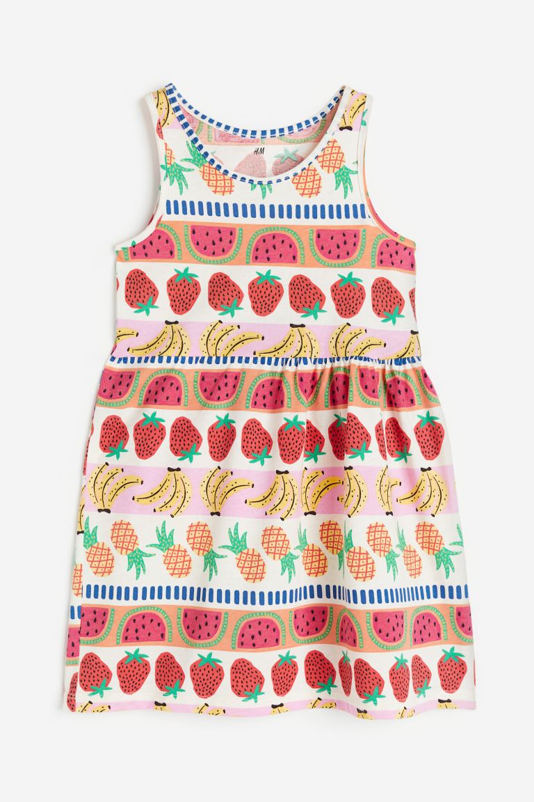 Vestido frutas sandía fresa banano H&M niña