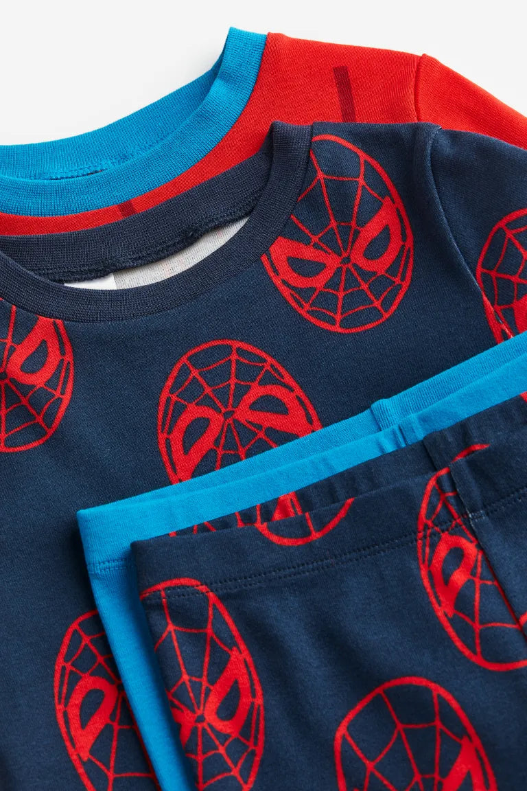 Set 4 piezas niño H&M spiderman marvel