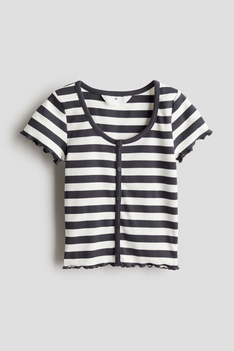 Camisa rayada niña H&M