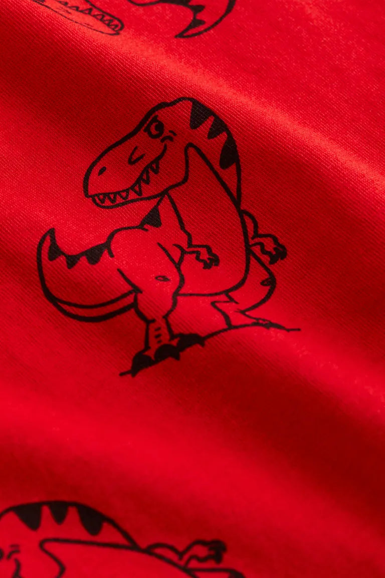 Camisa roja dinosaurios H&M niño