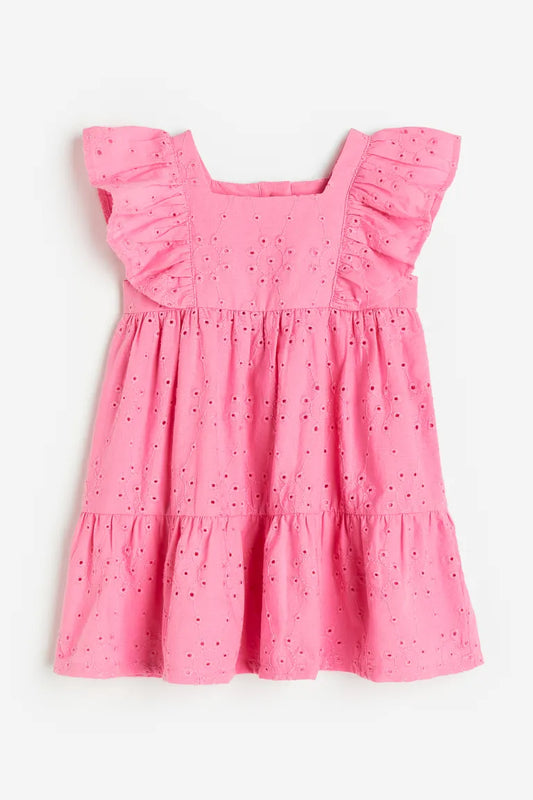 Vestido rosado bebe niña H&M