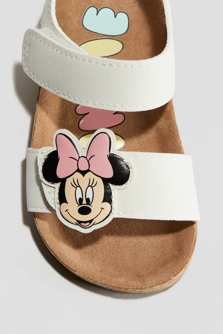 Sandalias blancas minnie H&M bebe niña