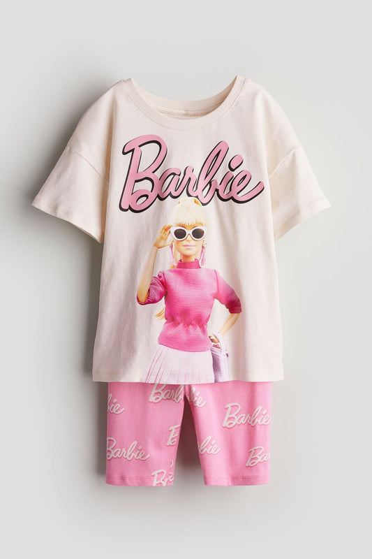 Set 2 piezas barbie H&M niña