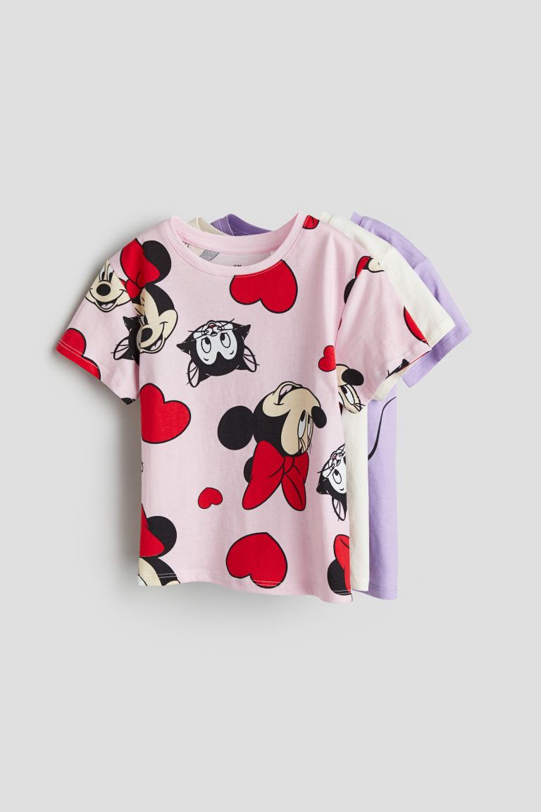 Set 3 camisas minnie Disney H&M niña