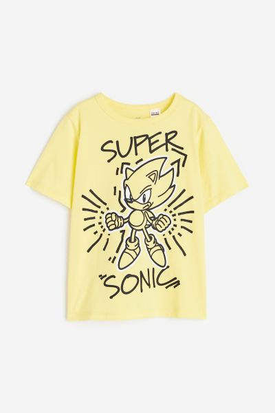 Camisa amarilla H&M sonic niño