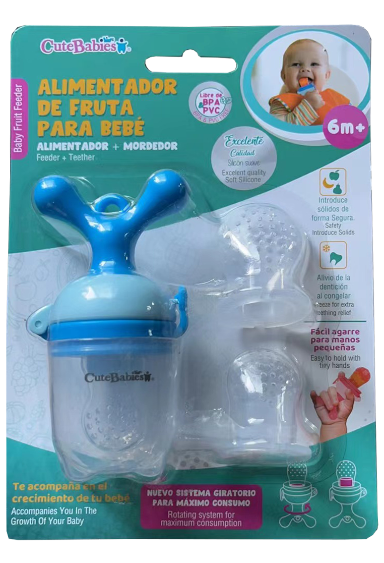 Dispensador de frutas azul Cutebabies