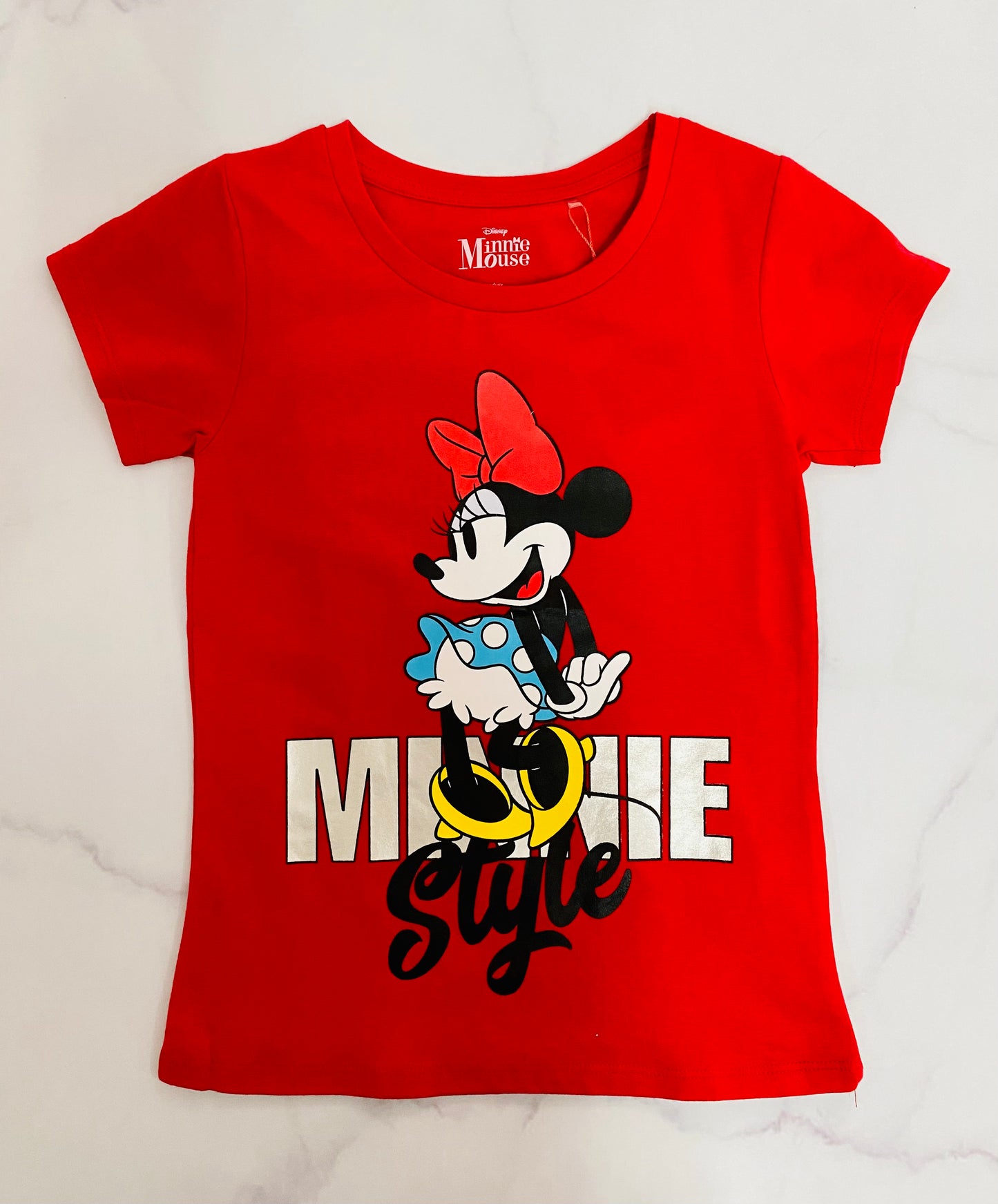 Camisa roja Minnie style Disney niña