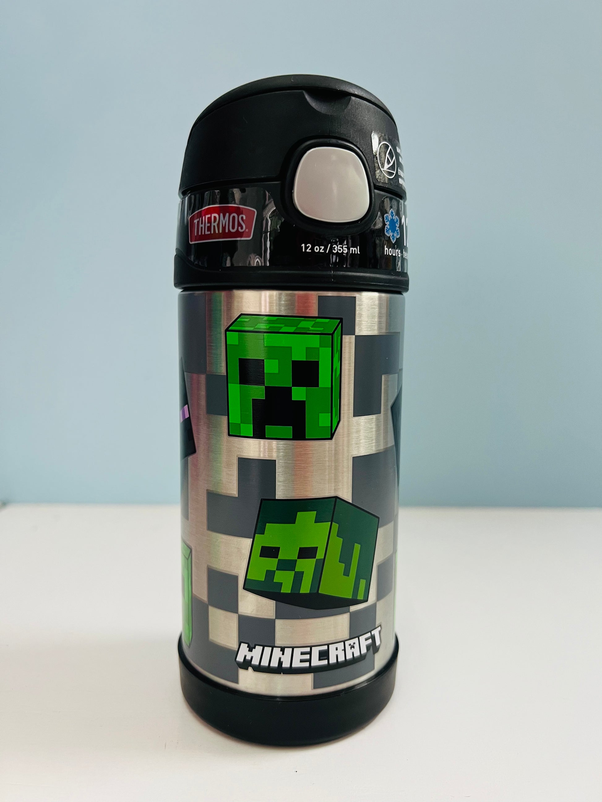 Minecraft Thermos Funtainer Water Bottle 355 ml