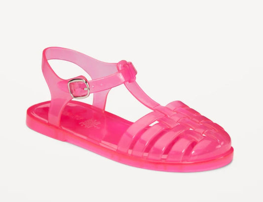 Sandalias rosadas Jelly old navy niña