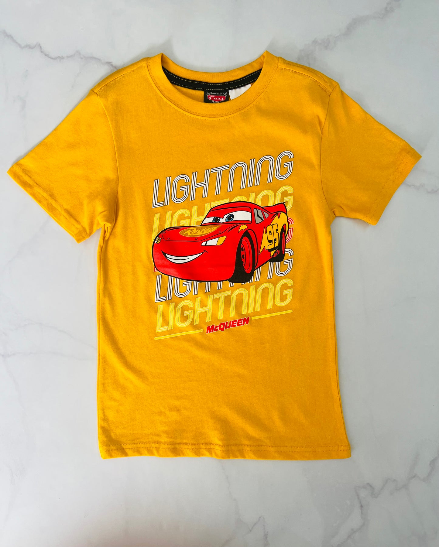 Camisa Cars Queen amarilla