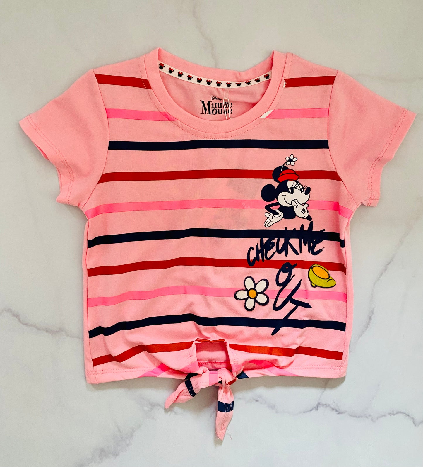 Camisa rosada rayas Disney minnie