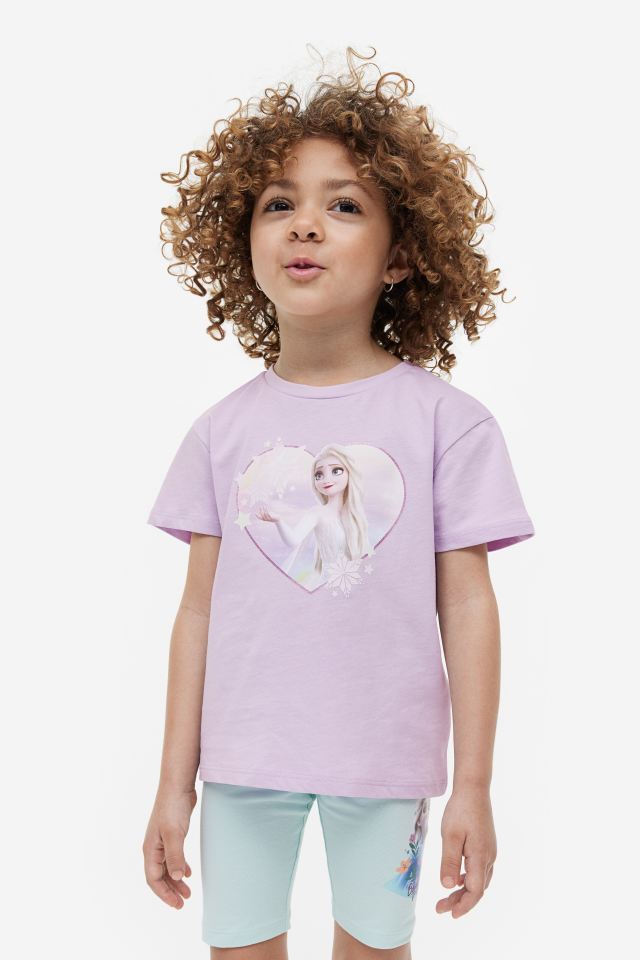 Camisa morada Frozen disney niña