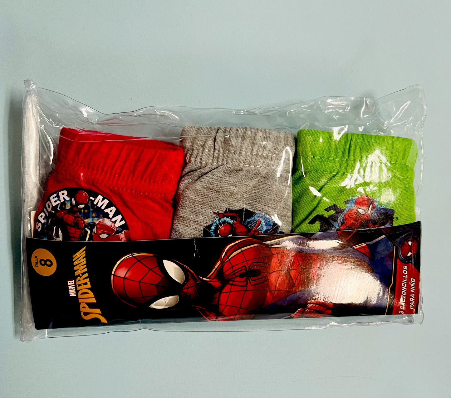 Calzoncillos Set 3 piezas Spiderman