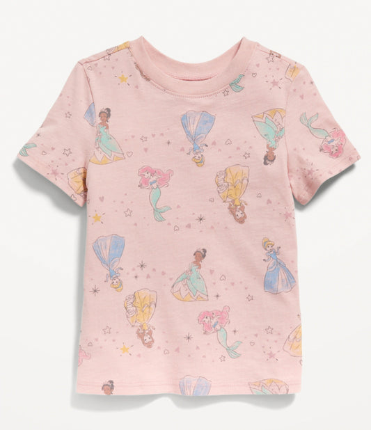 Camisa rosada disney princesas niña