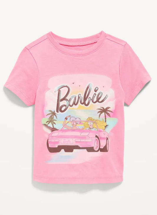 Camisa rosada Barbie old navy niña