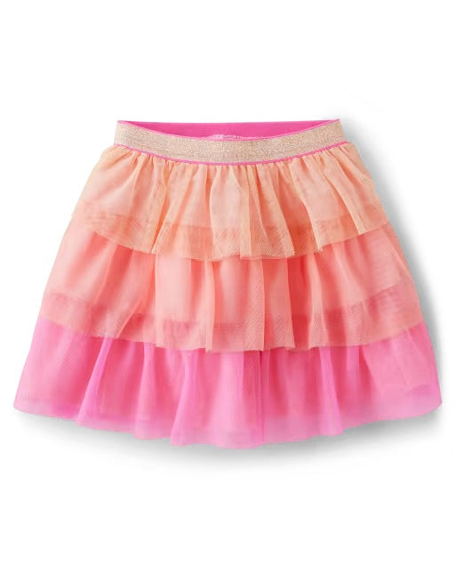 Falda tutu colores  revuelo niña Gymboree