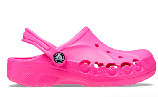 Crocs adulto rosadas encendido