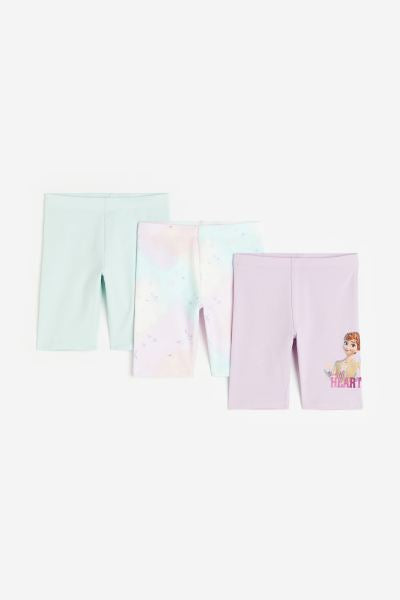 Set 3 piezas bikers shorts niña H&M frozen. 1124105