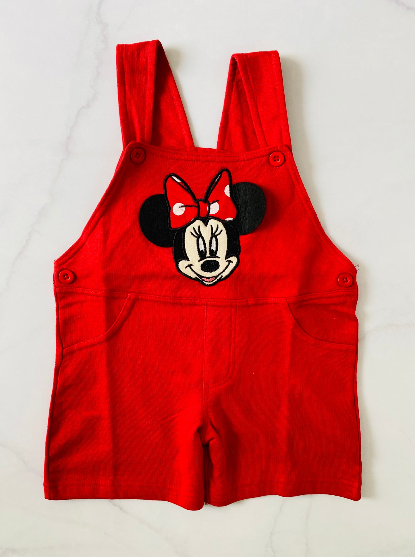 Overall Minnie rojo sin chongo