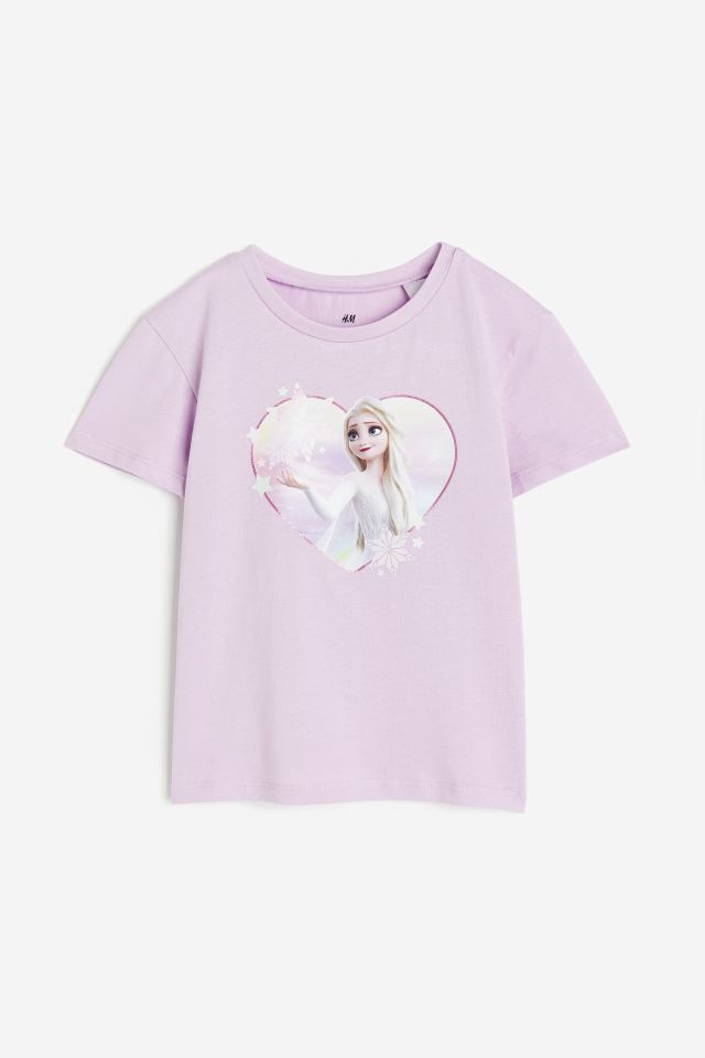 Camisa morada Frozen disney niña