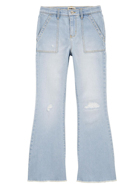 Jeans Oshkosh niña roto acampanado. 3P534810