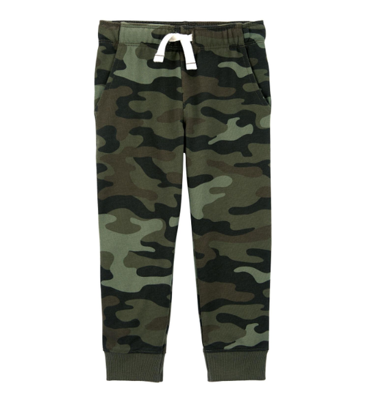 Pantalon Jogger pantalon verde moteado niño Carters