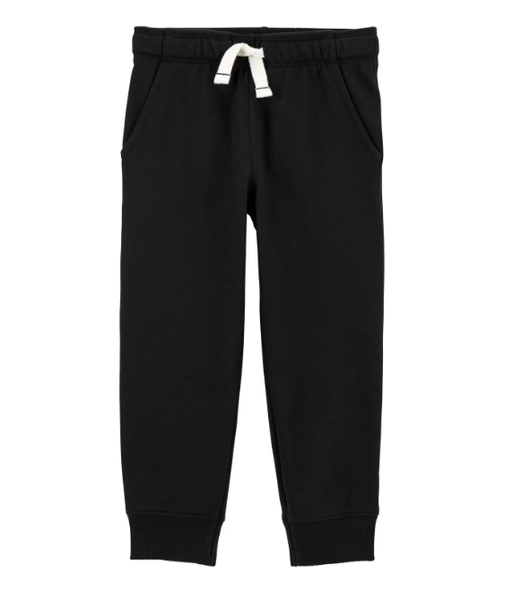 Pantalon Jogger pantalon negro niño Carters