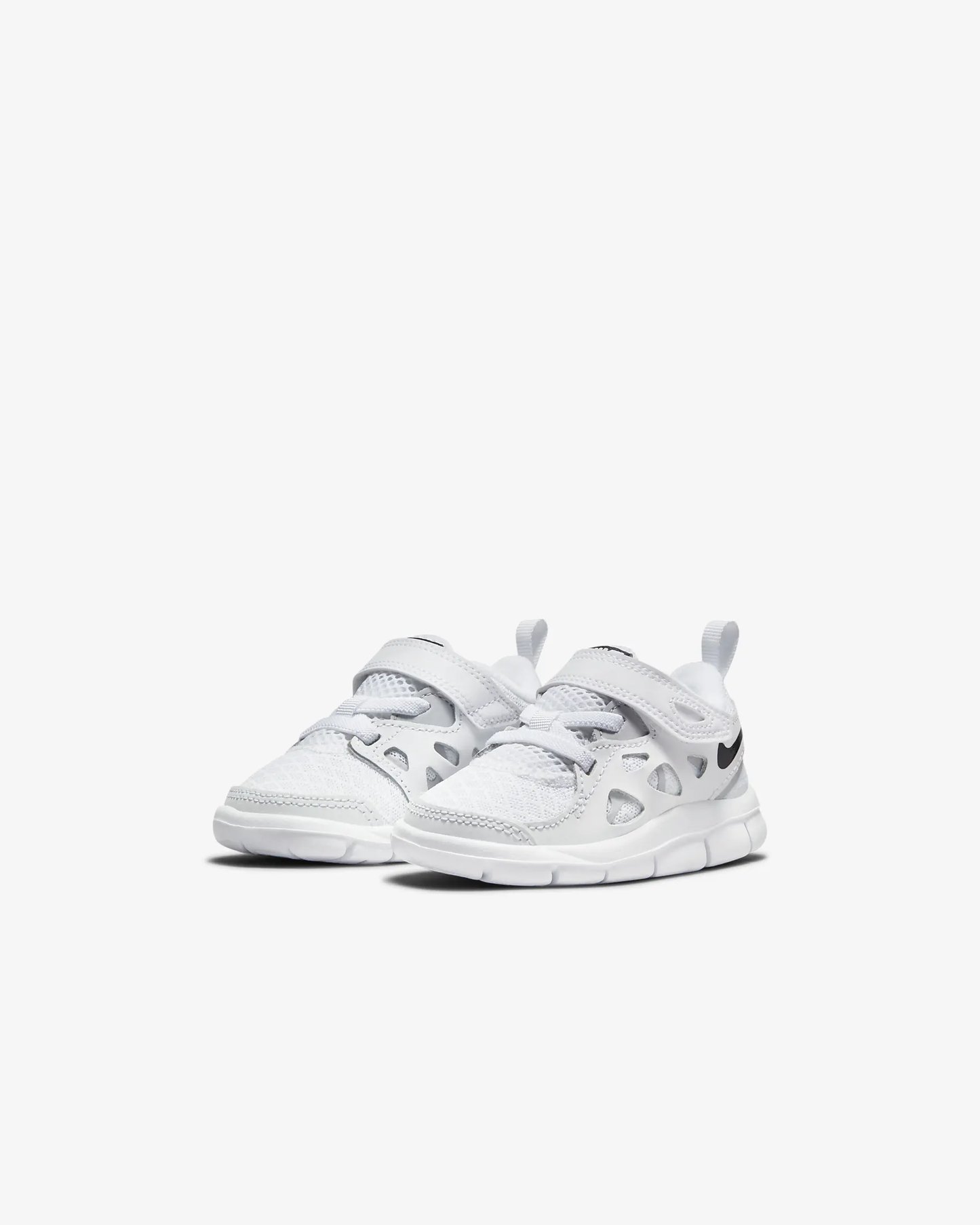 Tenis blancos Nike unisex niña niño free run 2