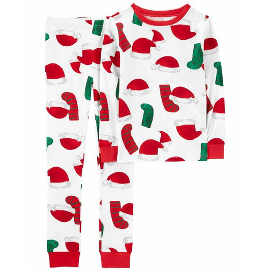 Pijama Unisex niña niño navidad navideña Carters