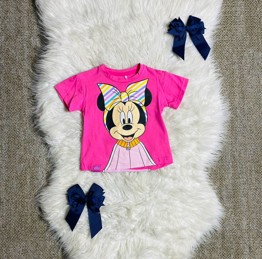 Camisa rosada Minnie bebe niña