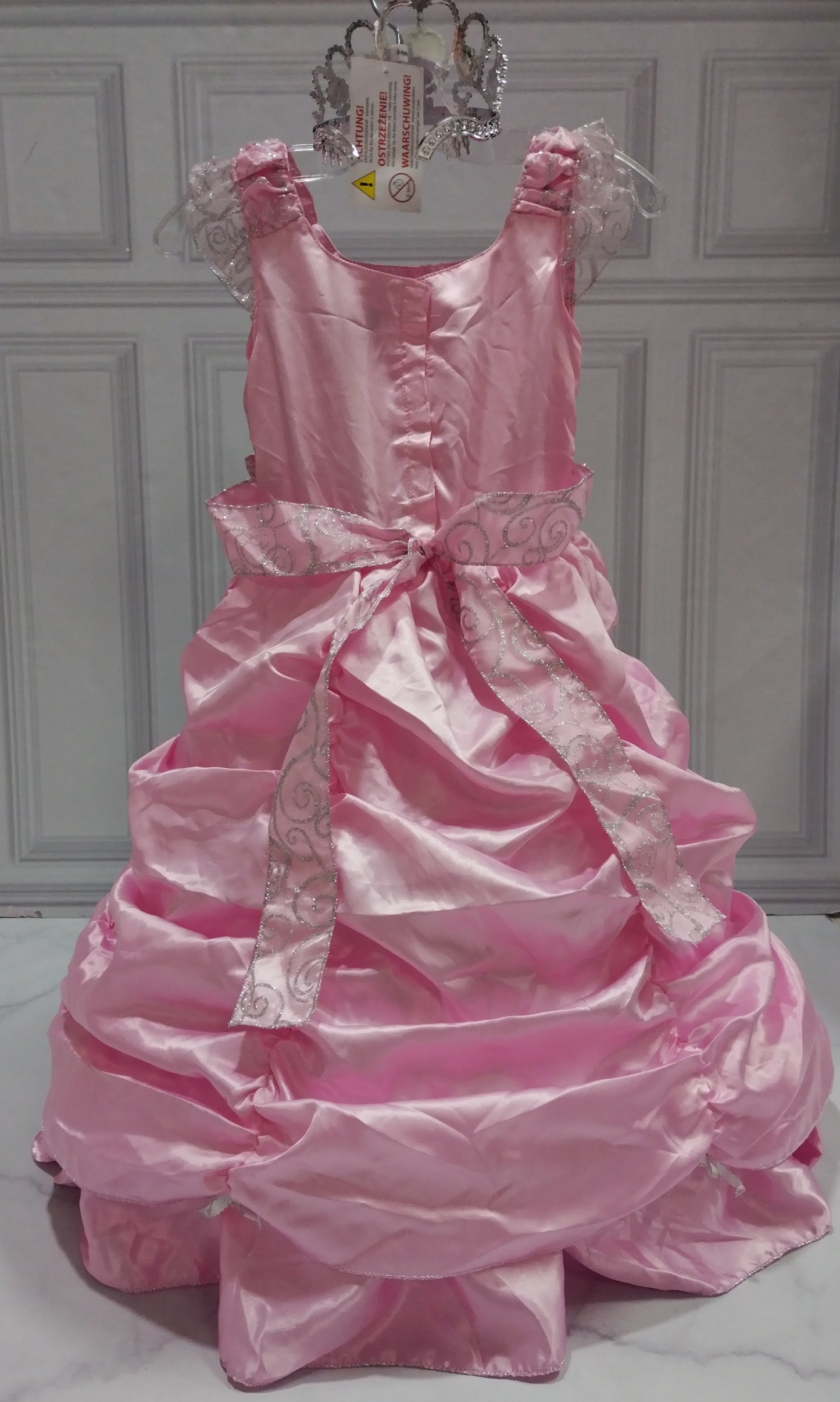 Vestido disfraz princesa rosado