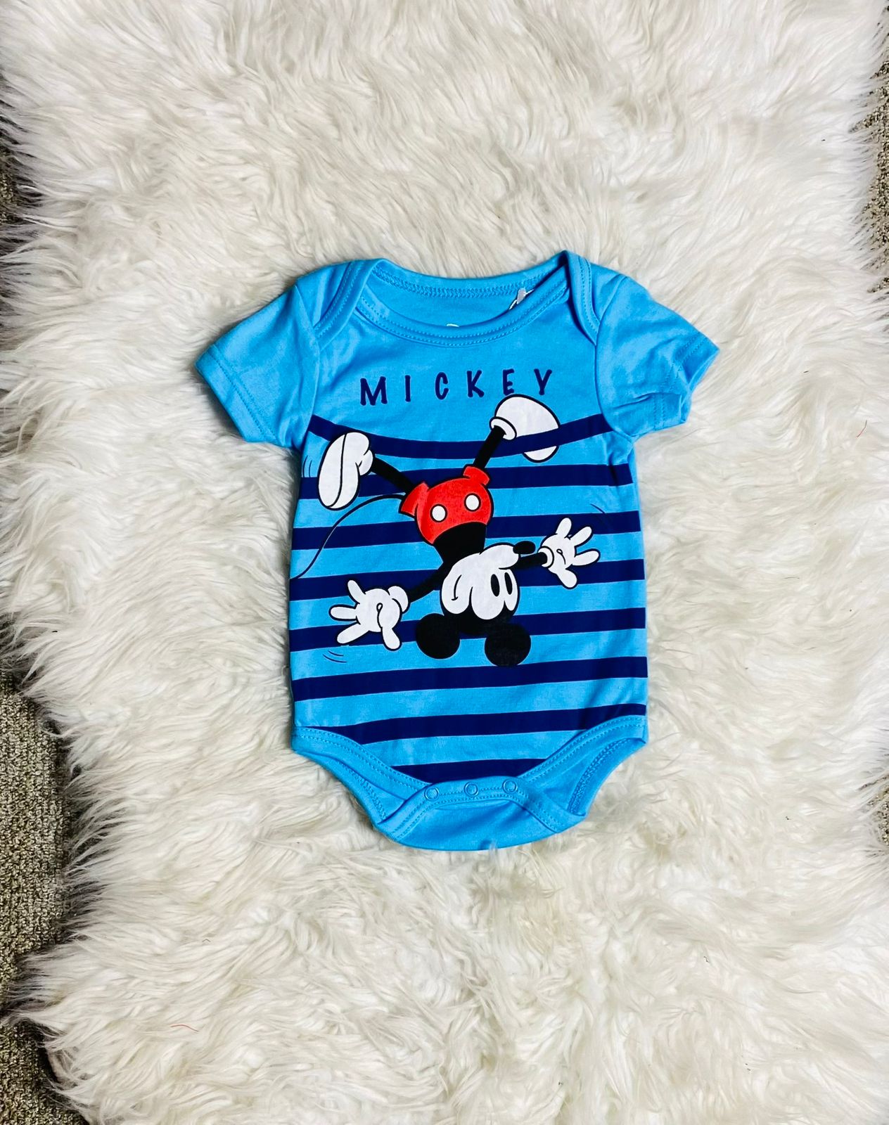 mameluco azul Mickey bebe Niño