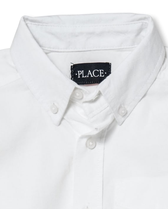 Camisa blanca formal Childrens Place niño 5/6 -14 años Oxford