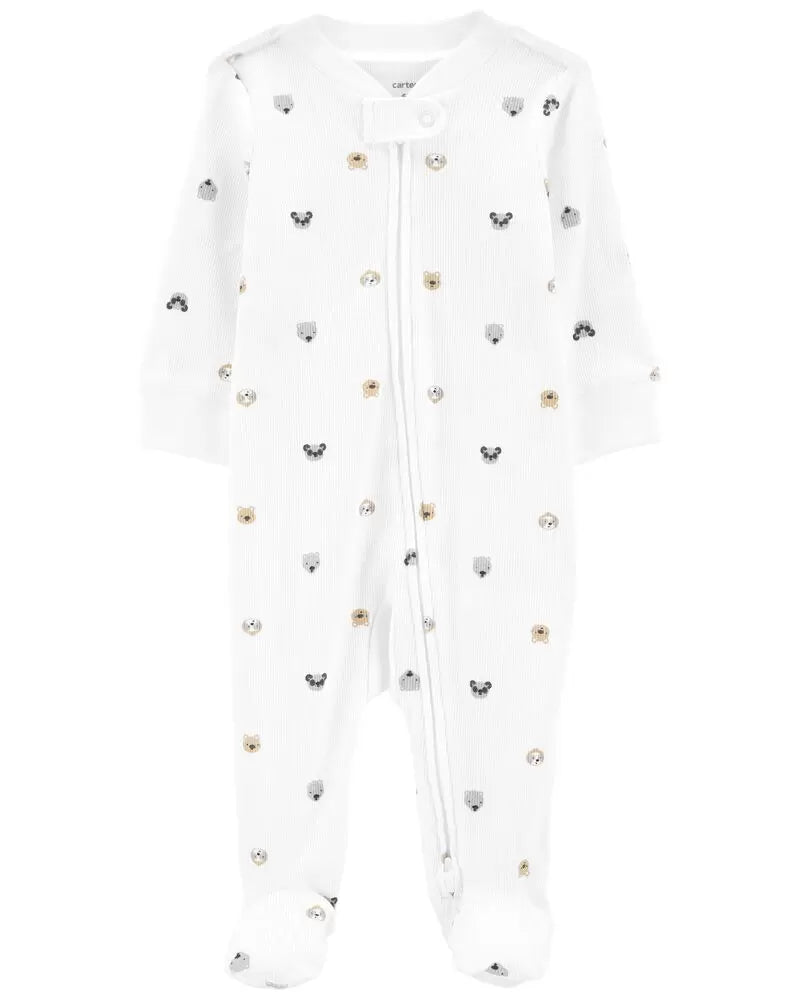 Pijama blanca osos Carters bebé Niño