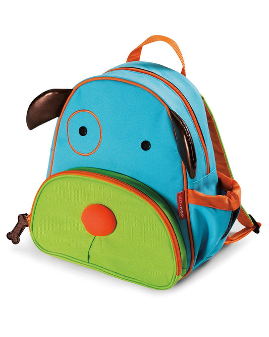 Mochila Skip hop perrito azul naranja mediana