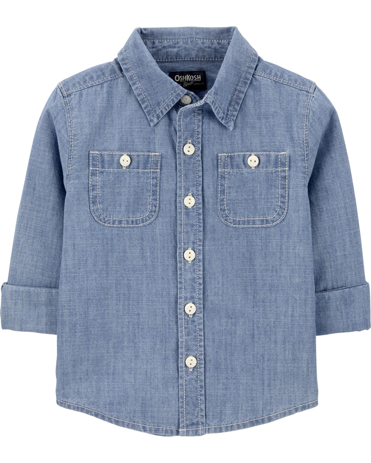 Camisa Jeans azul niño Oshkosh