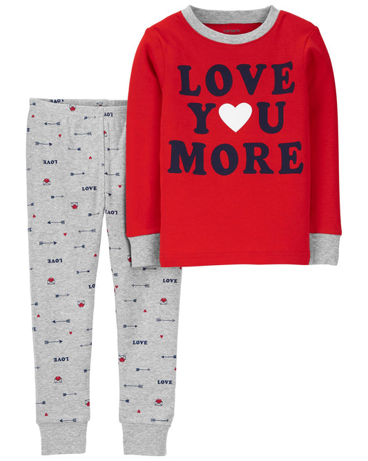 Pijama niña y niño Set 2 piezas carters unisex love